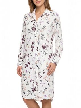 Chelsea and Theodore Floral Button Down Midi Dress Botanical Cottagecore